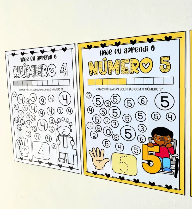 Cartaz Numerais de 1 a 10 — imagem 3