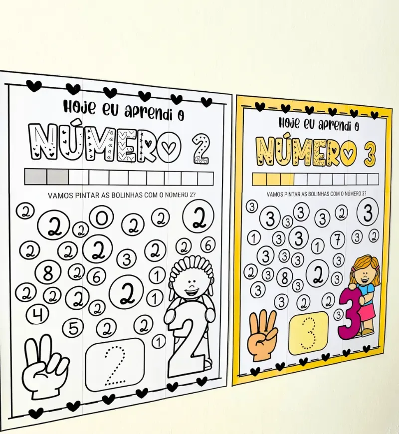 Cartaz Numerais de 1 a 10 — imagem 7