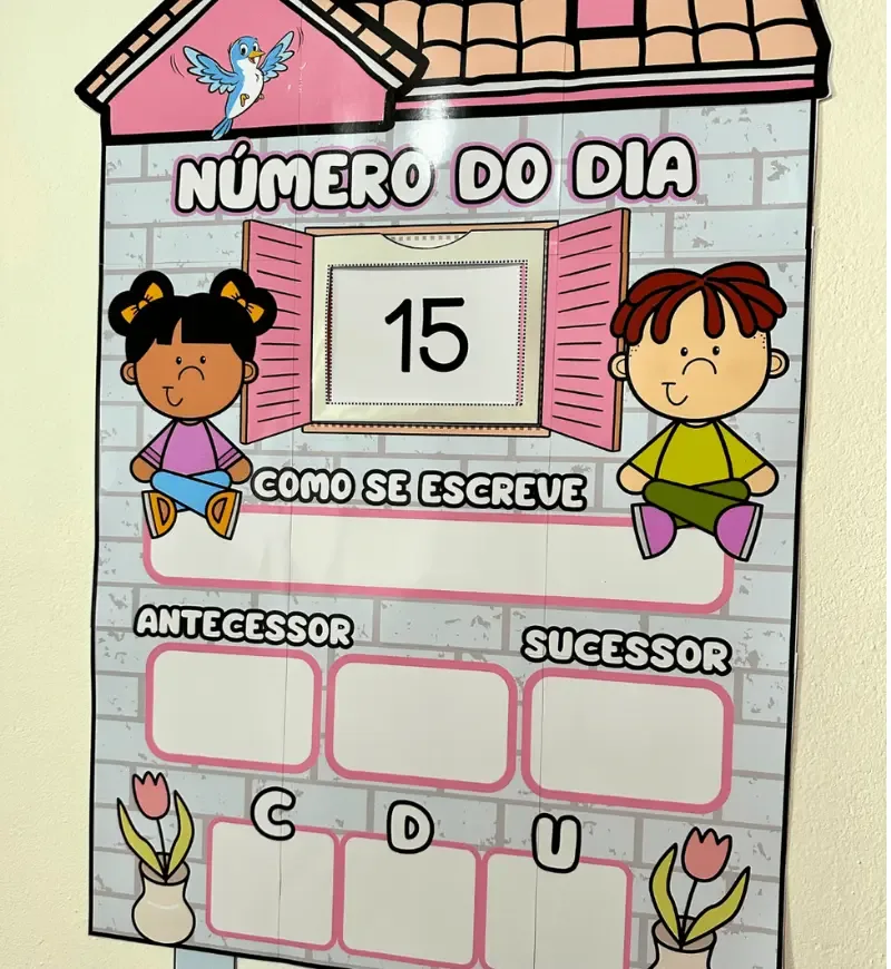 Cartaz Número do Dia — imagem 4