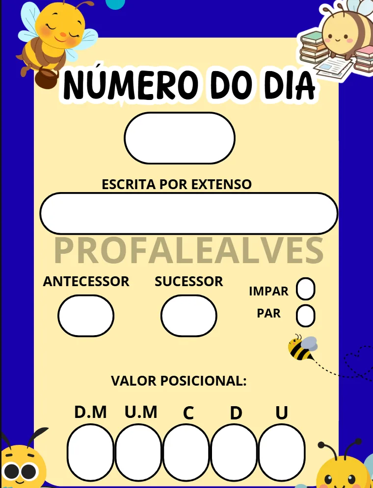 Cartaz Número do Dia - PDF — imagem 2