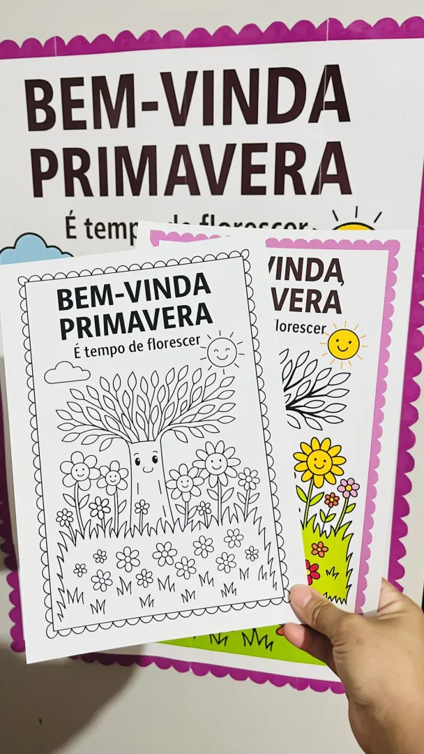 CARTAZ / PAINEL COLABORATIVO: PRIMAVERA — imagem 2