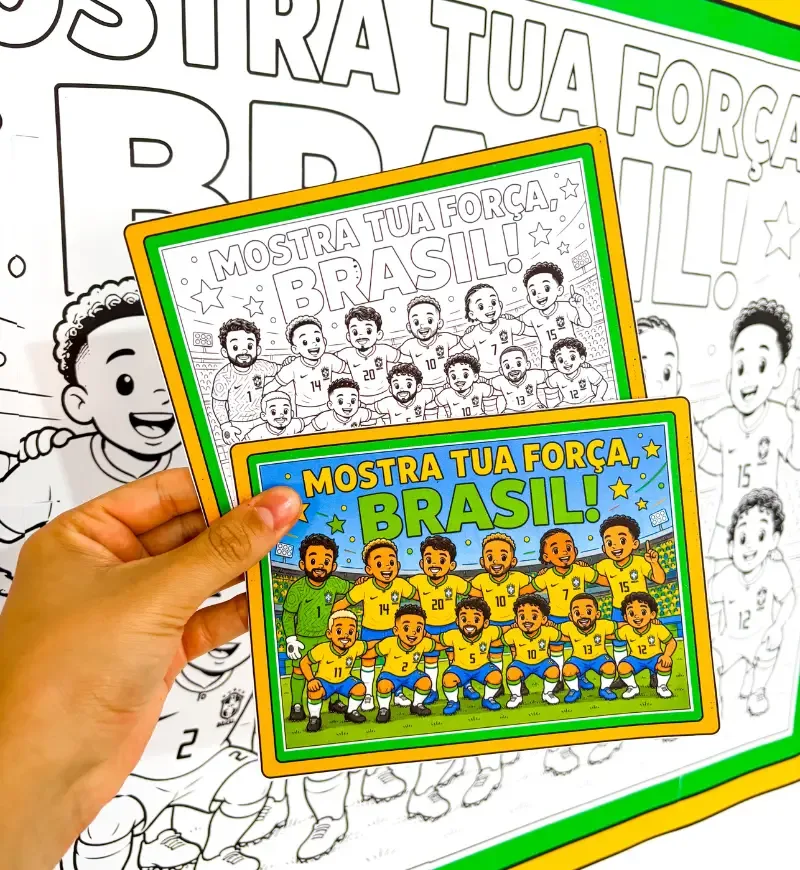 Cartaz Pintura Coletiva - Copa do Mundo — imagem 6