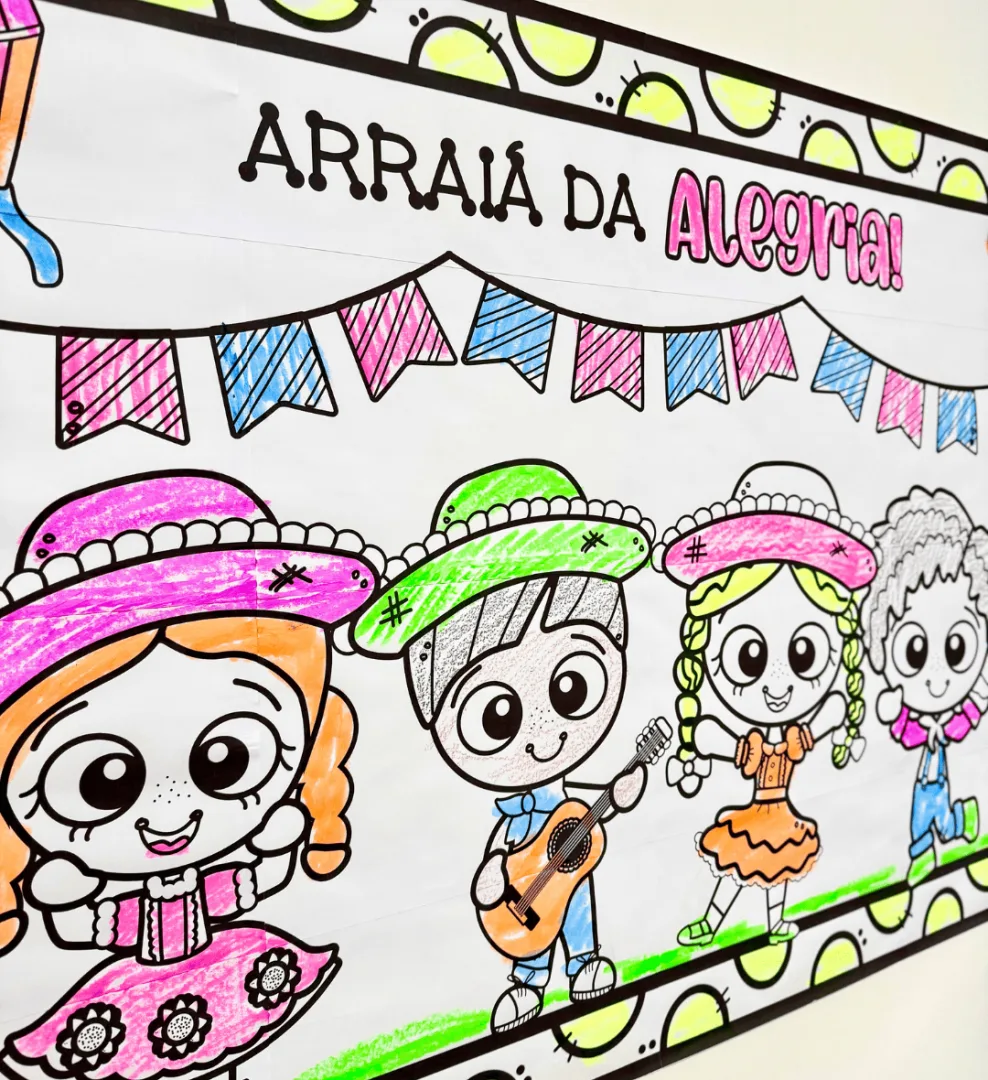 Cartaz Pintura Coletiva - Festa Junina — imagem 3