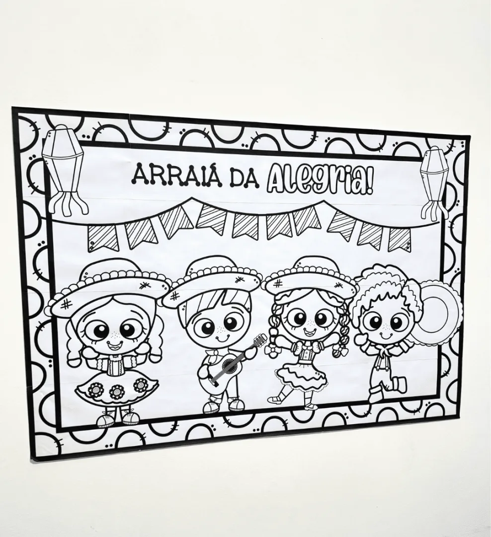 Cartaz Pintura Coletiva - Festa Junina — imagem 5