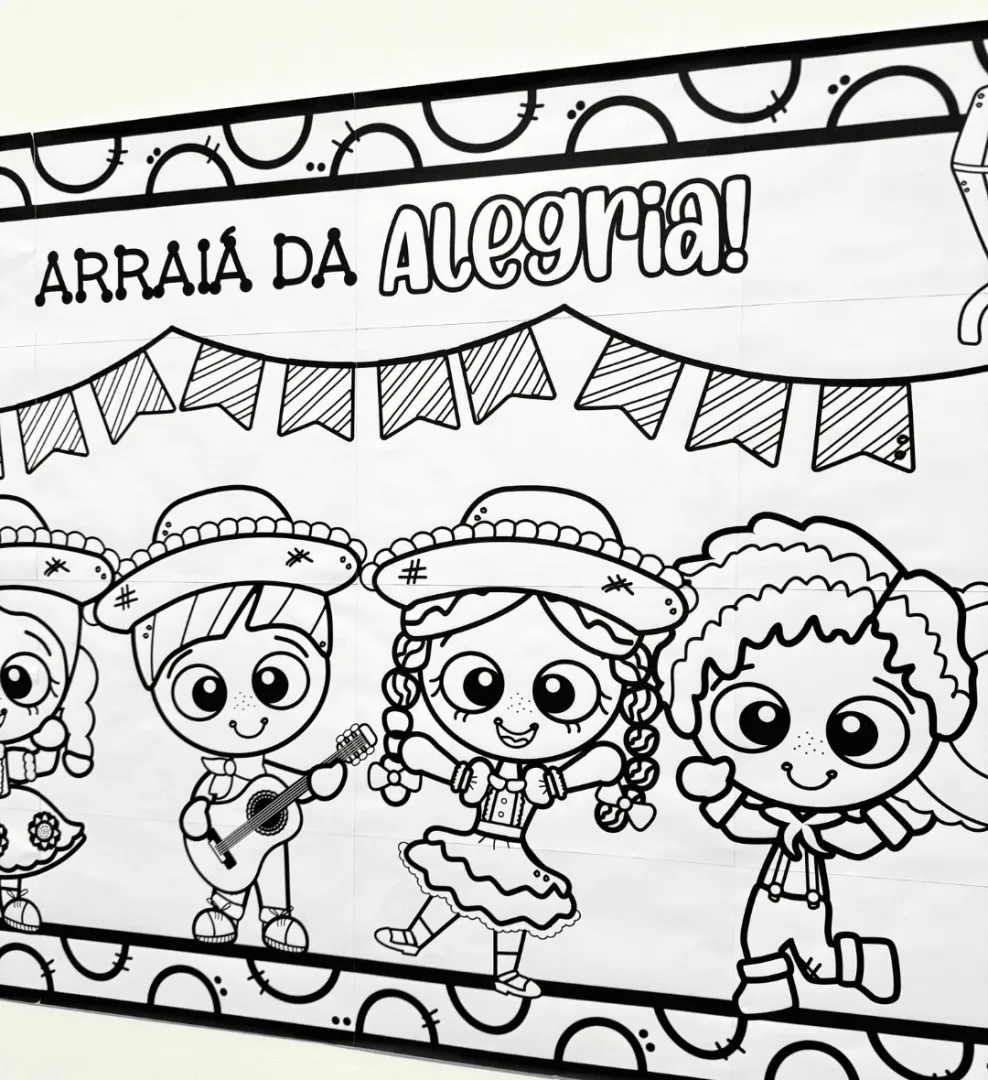 Cartaz Pintura Coletiva - Festa Junina — imagem 6