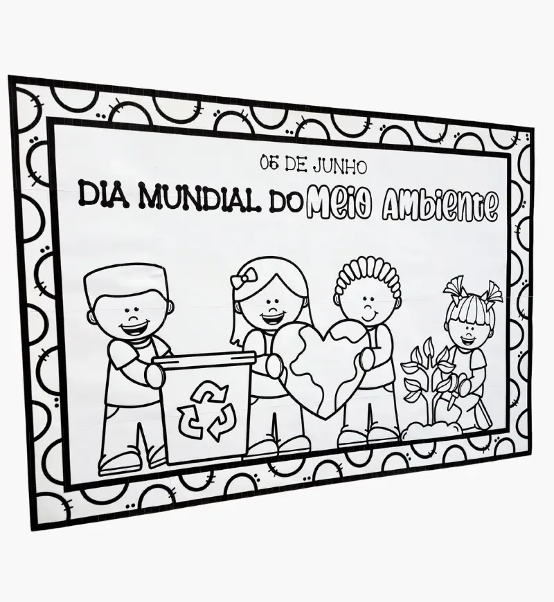Cartaz Pintura Coletiva - Meio Ambiente — imagem 2