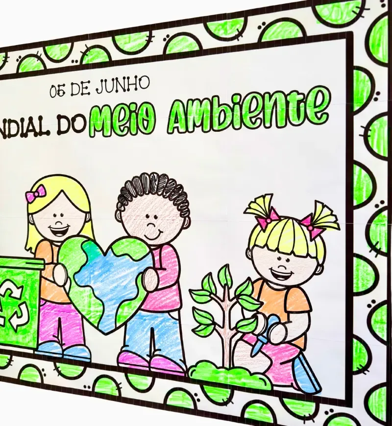 Cartaz Pintura Coletiva - Meio Ambiente — imagem 3