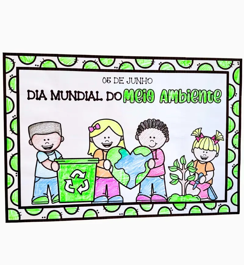 Cartaz Pintura Coletiva - Meio Ambiente — imagem 4