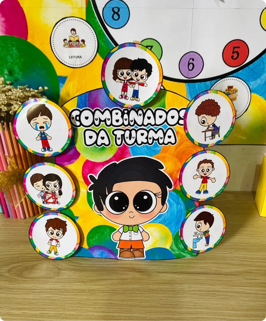 CARTAZ RELÓGIO DA ROTINA - Educação Infantil — imagem 3