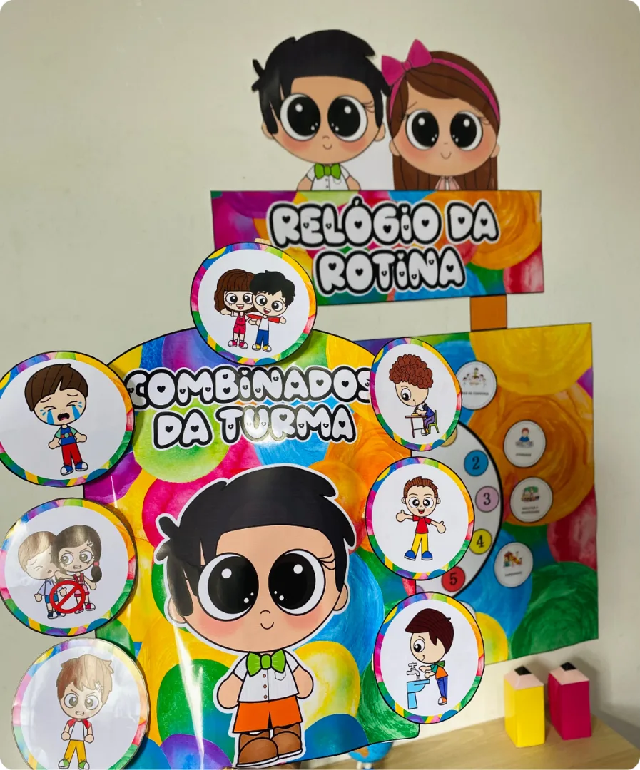 CARTAZ RELÓGIO DA ROTINA - Educação Infantil — imagem 7