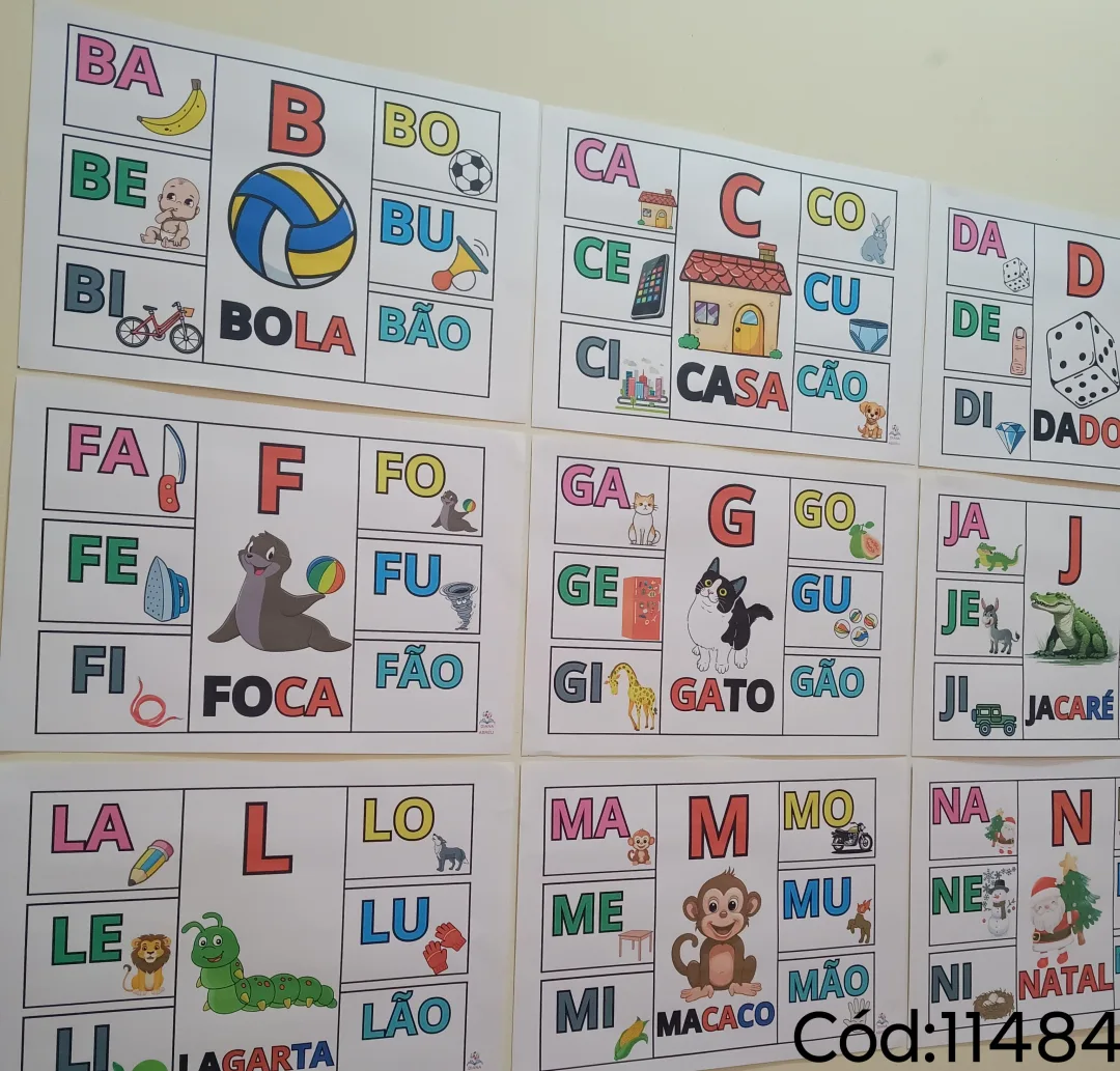 Cartazes Famílias Silábicas - PDF para Impressão — imagem 3