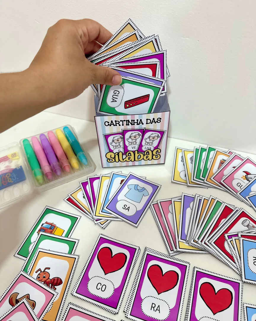 Cartinhas das Palavras – Sílabas Complexas | Alfabetização | PDF — imagem 2