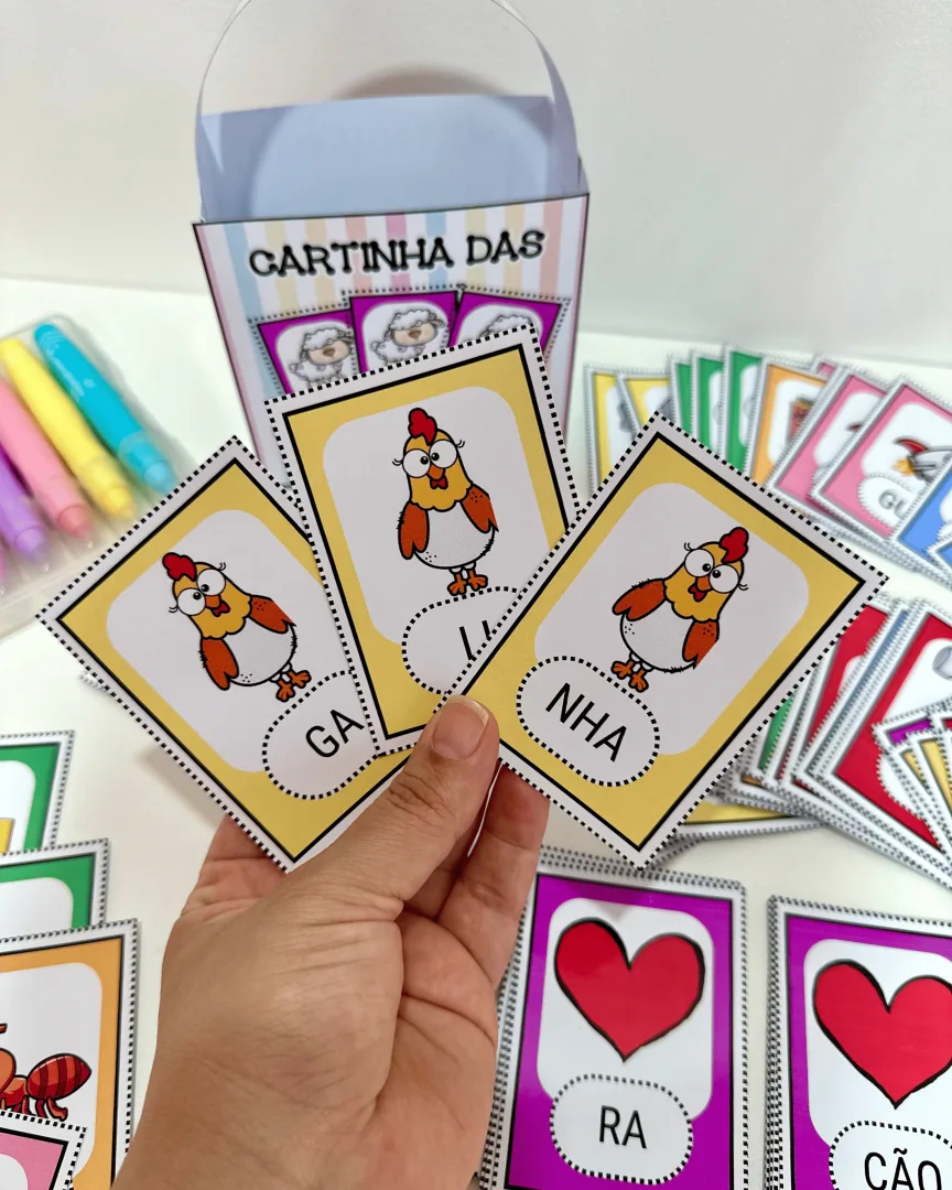 Cartinhas das Palavras – Sílabas Complexas | Alfabetização | PDF — imagem 4