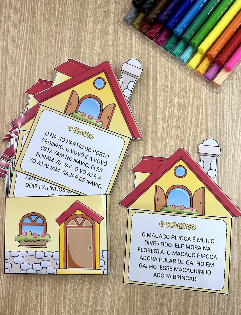 Casinha da Leitura para Educação Infantil e Ensino Fundamental em PDF — imagem 6