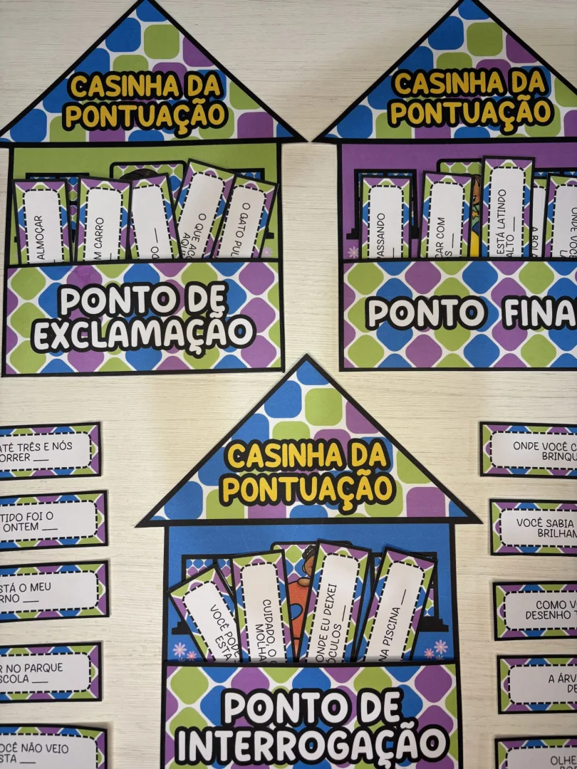 Casinha da Pontuação - Atividade para Educação Infantil em PDF — imagem 2