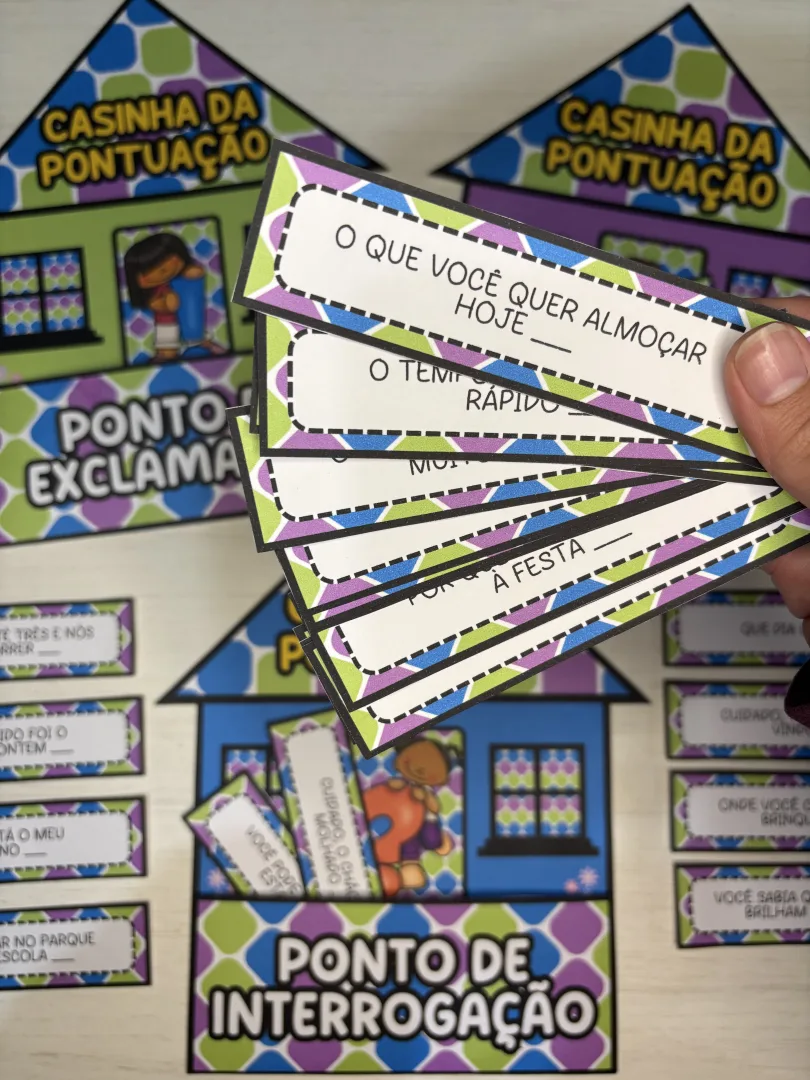 Casinha da Pontuação - Atividade para Educação Infantil em PDF — imagem 3