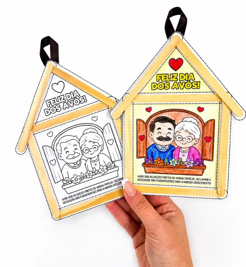 Casinha de Palitos - Dia dos Avós — imagem 3