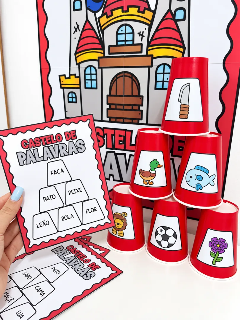 Castelo de Palavras | Atividade de Leitura e Alfabetização — imagem 2