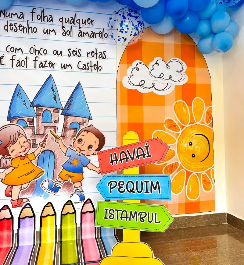 Cenário para Formatura - Aquarela — imagem 5