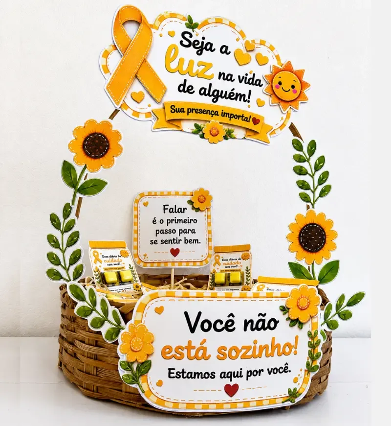 Cesta Setembro Amarelo | Valorização da Vida — imagem 2