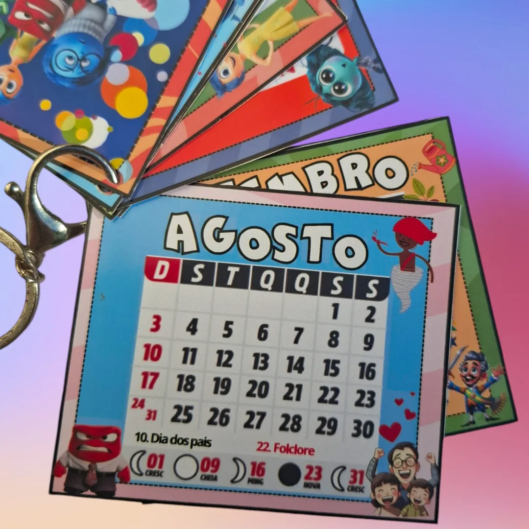 CHAVEIRO CALENDÁRIO DIVERTIDAMENTE — imagem 4