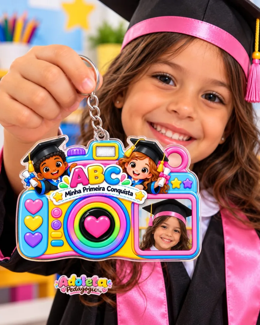 Chaveiro Câmera Formatura — imagem 2