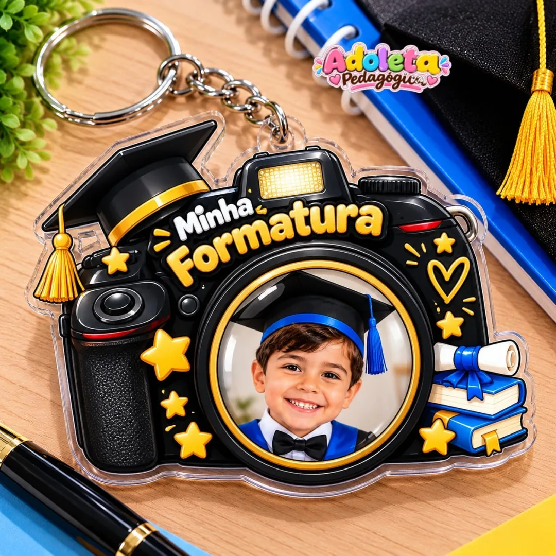 Chaveiro Câmera Formatura — imagem 4