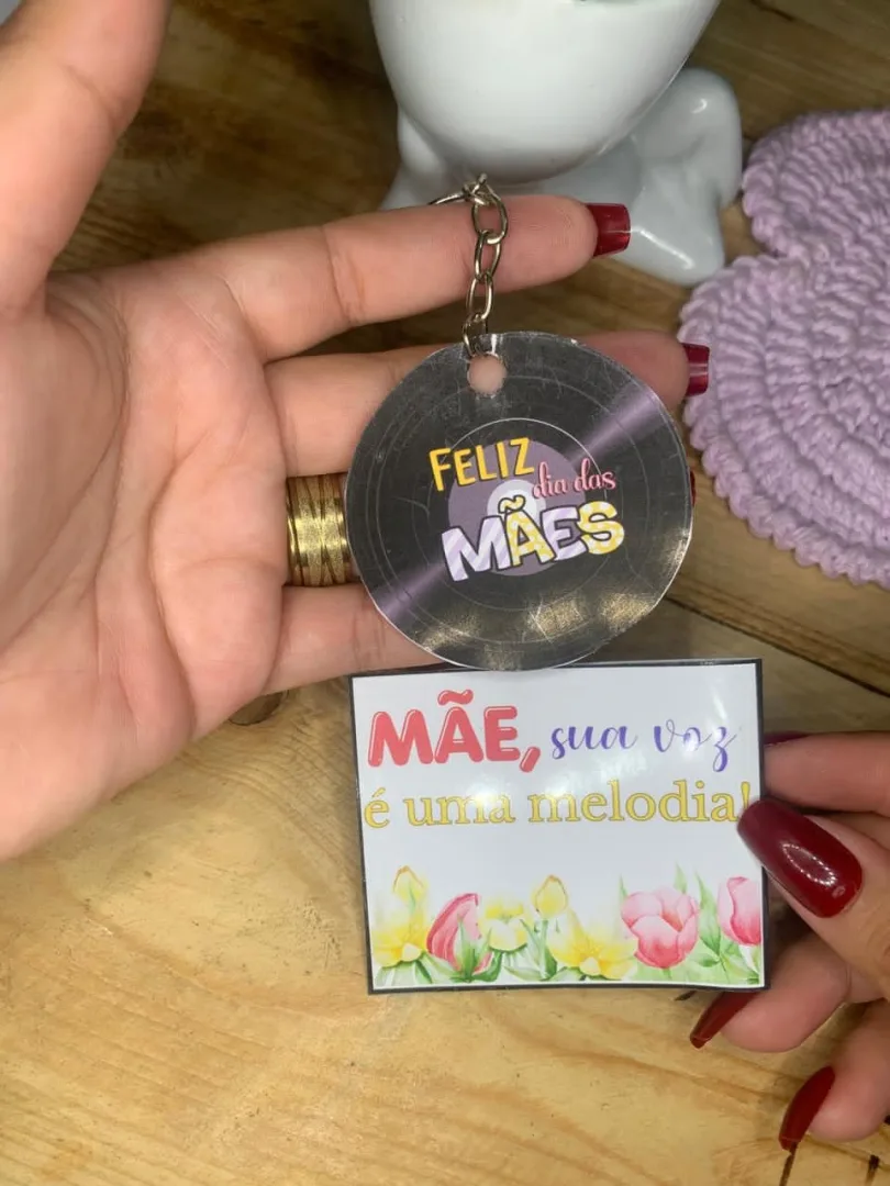 Chaveiro Dia das Mães — Pronto para Imprimir — imagem 2
