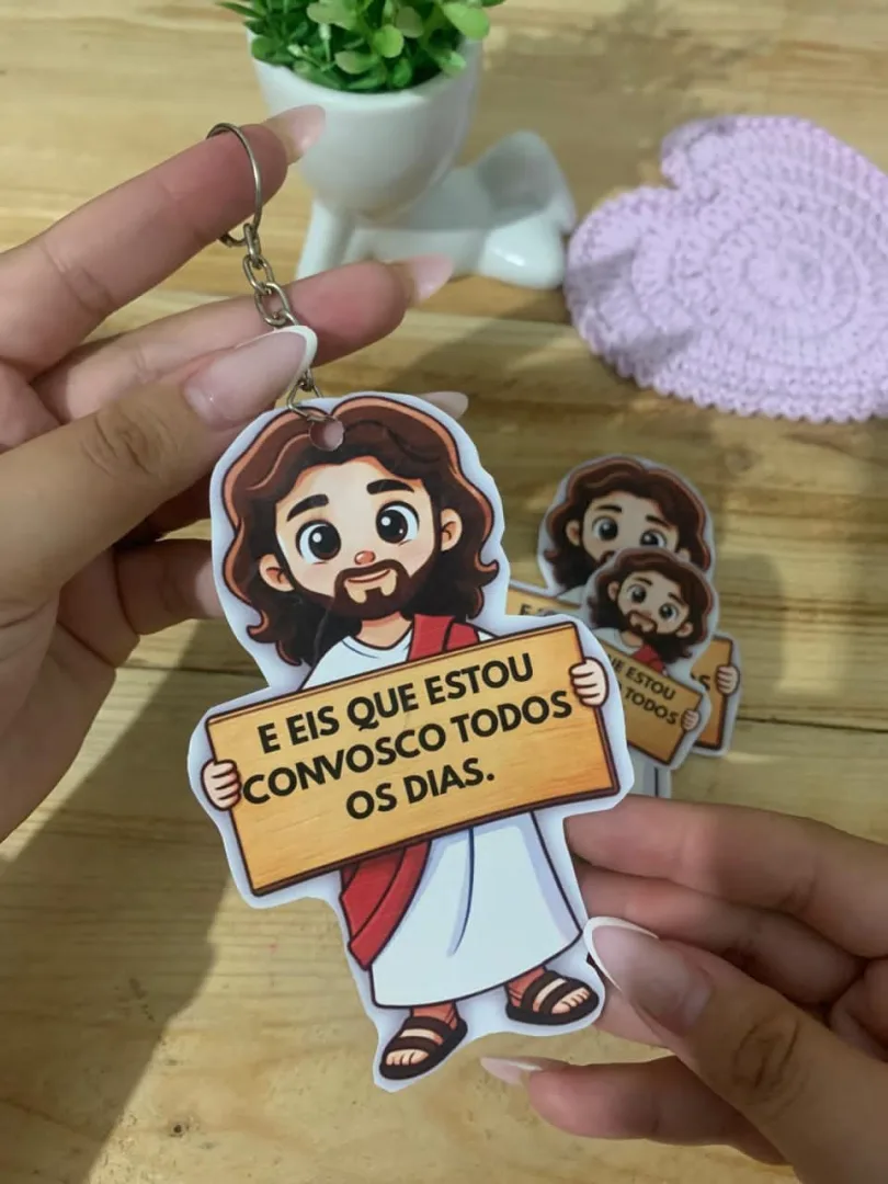 Chaveiro Jesus — Pronto para Imprimir — imagem 2