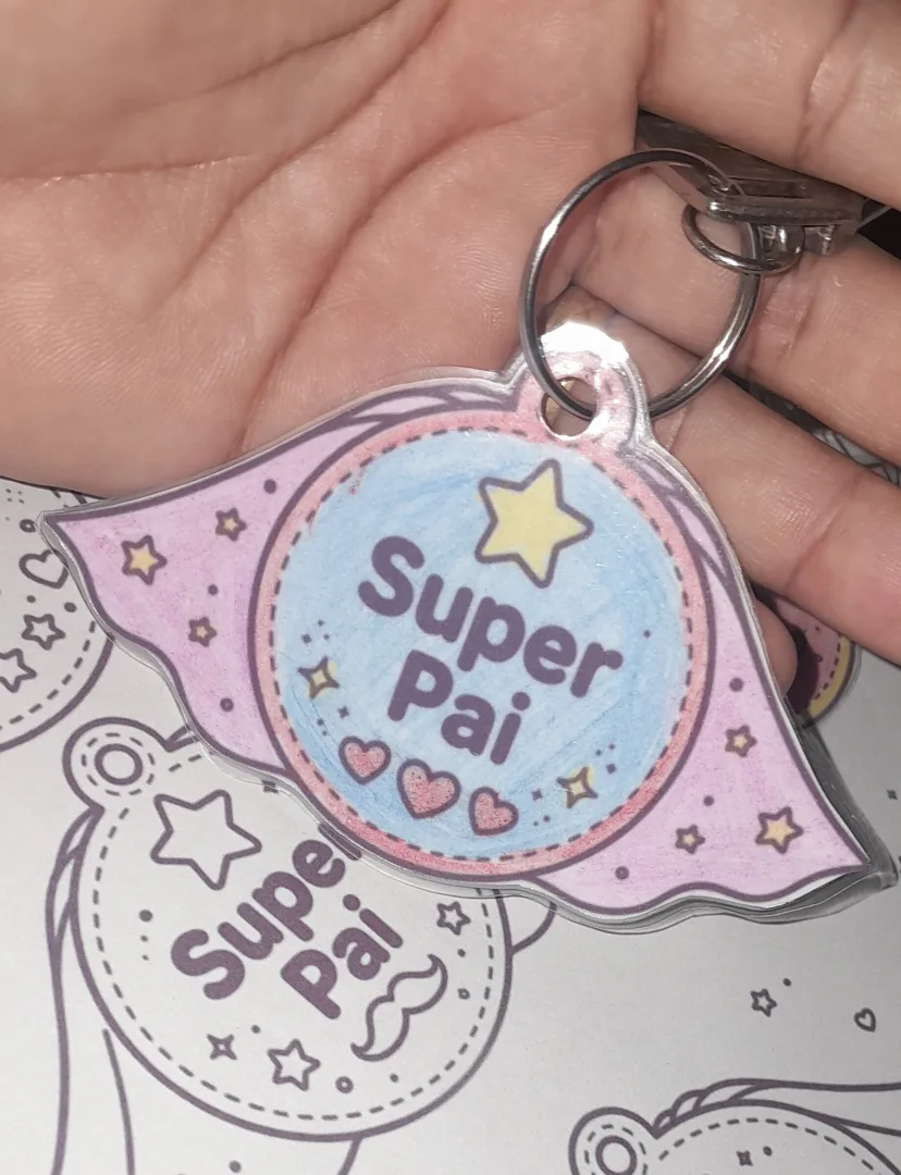 Chaveiro Super Pai - Educação Infantil - PDF — imagem 3