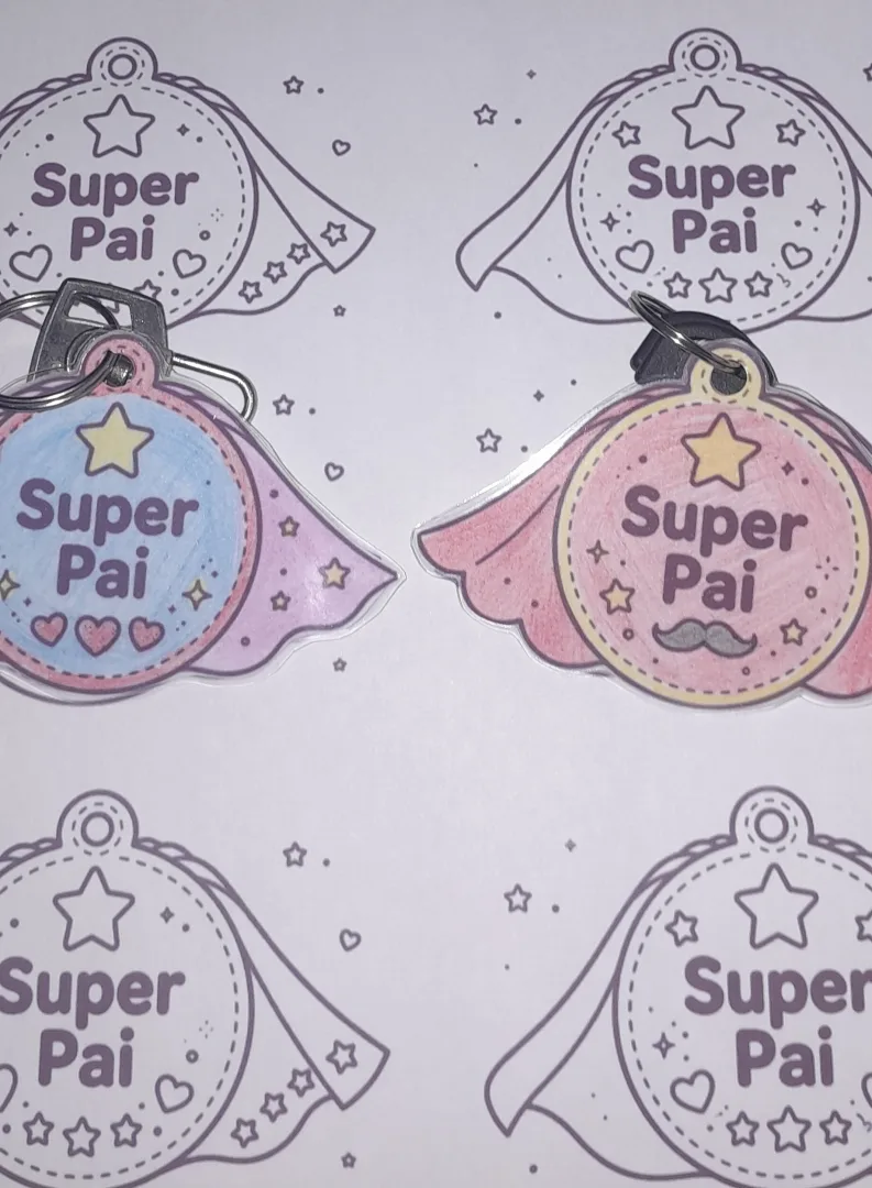 Chaveiro Super Pai - Educação Infantil - PDF — imagem 4