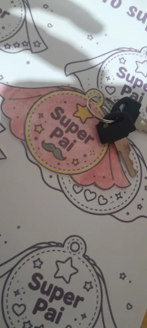 Chaveiro Super Pai - Educação Infantil - PDF — imagem 5