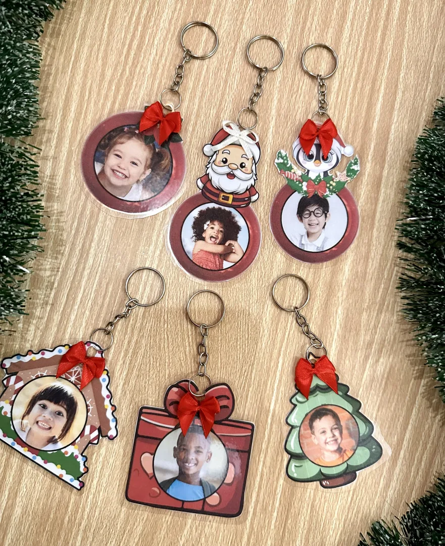  Chaveiros de Natal Personalizados com Foto da Criança – 6 Modelos para Imprimir — imagem 6