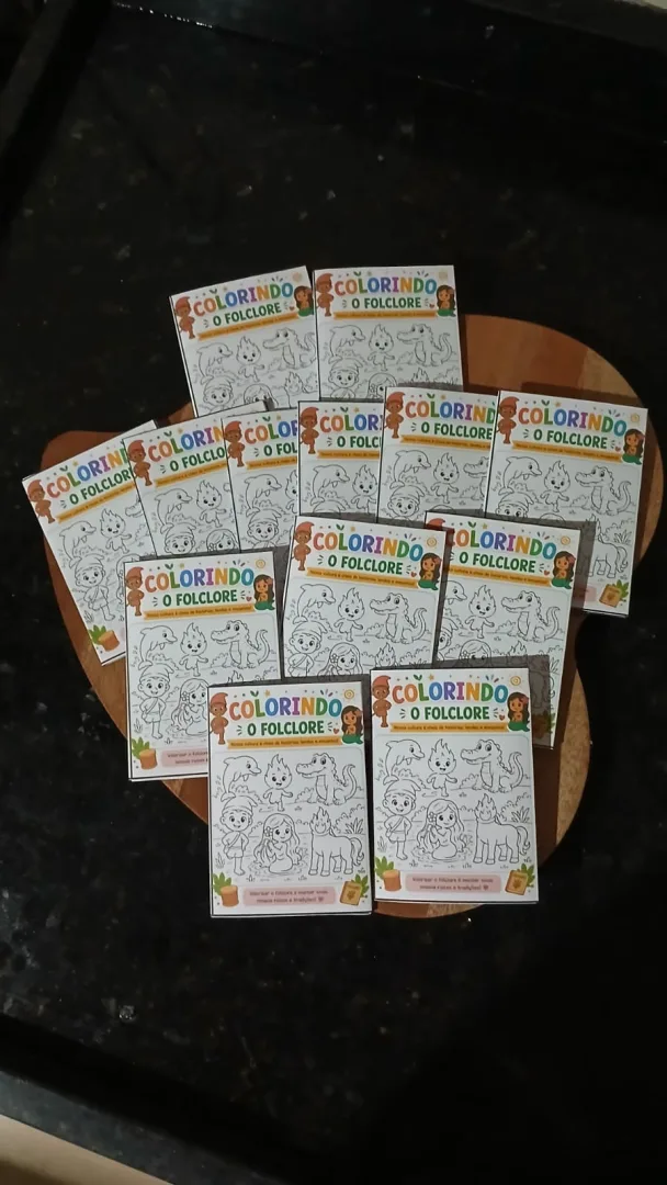 COLORINDO O FOLCLORE / MINI LIVRO DE COLORIR — imagem 5