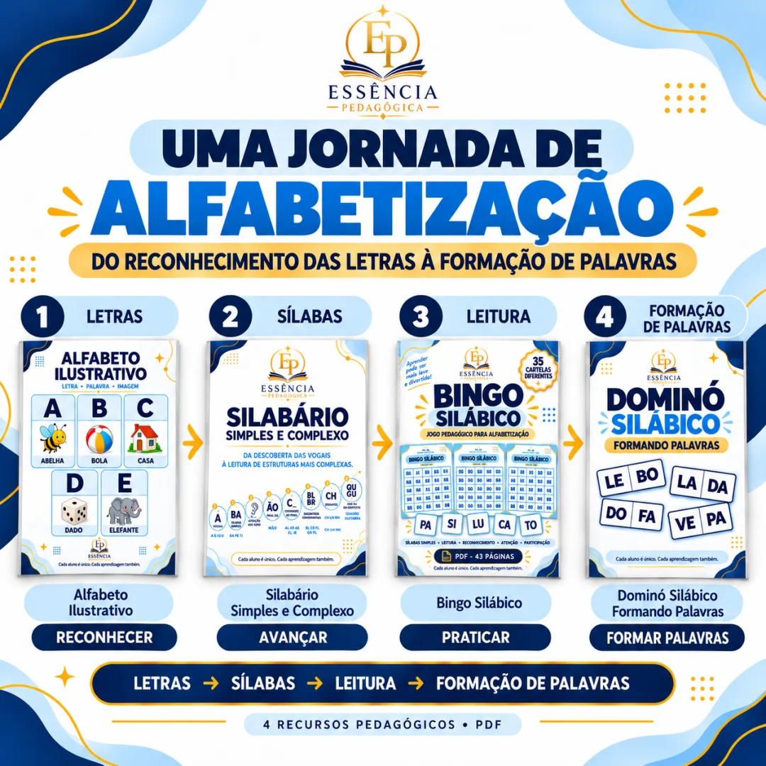 Combo Alfabetização – 4 Recursos Pedagógicos – PDF — imagem 3