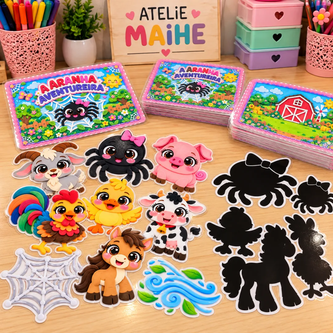 Combo Completo A Aranha Aventureira - Educação Infantil - Arquivo Digital — imagem 3