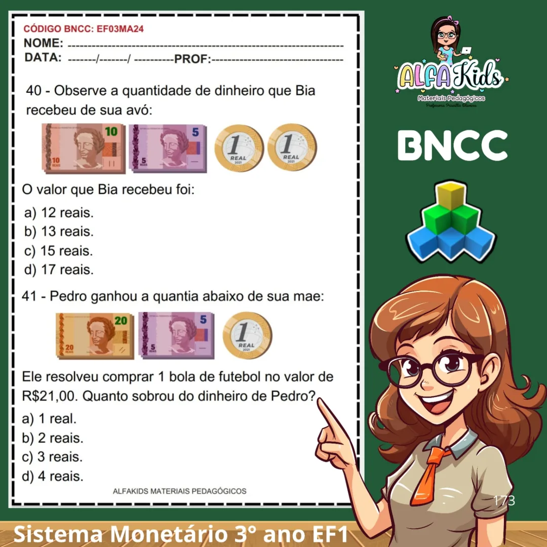 Combo de Atividades - Educação Financeira | 1° ao 5° ano Fundamental — imagem 6