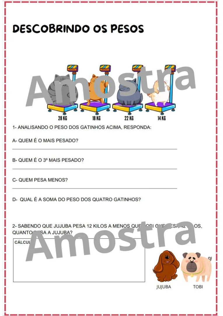 ⭐COMBO DE ATIVIDADES UNIDADES DE MEDIDAS 1º AO 4º ANO⭐ — imagem 5