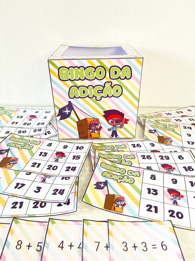 COMBO DE BINGOS MATEMÁTICOS / COMBO DE BINGOS DA MATEMÁTICA — imagem 3