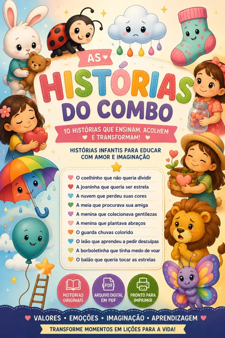 Kit 1 Combo de História Infantil - PDF 10 histórias  — imagem 2
