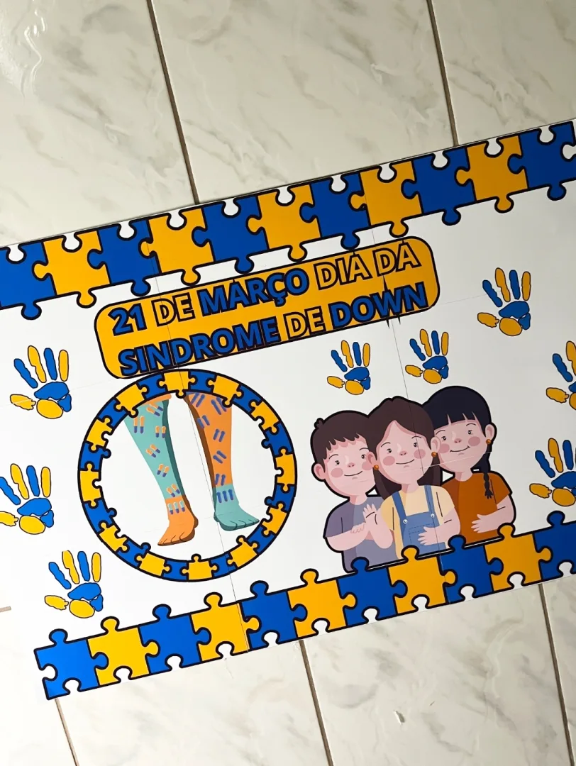 COMBO DE PAINEL  / DECORAÇÃO: DIA DO AUTISMO  E DIA DA SINDROME DE DOWN — imagem 3