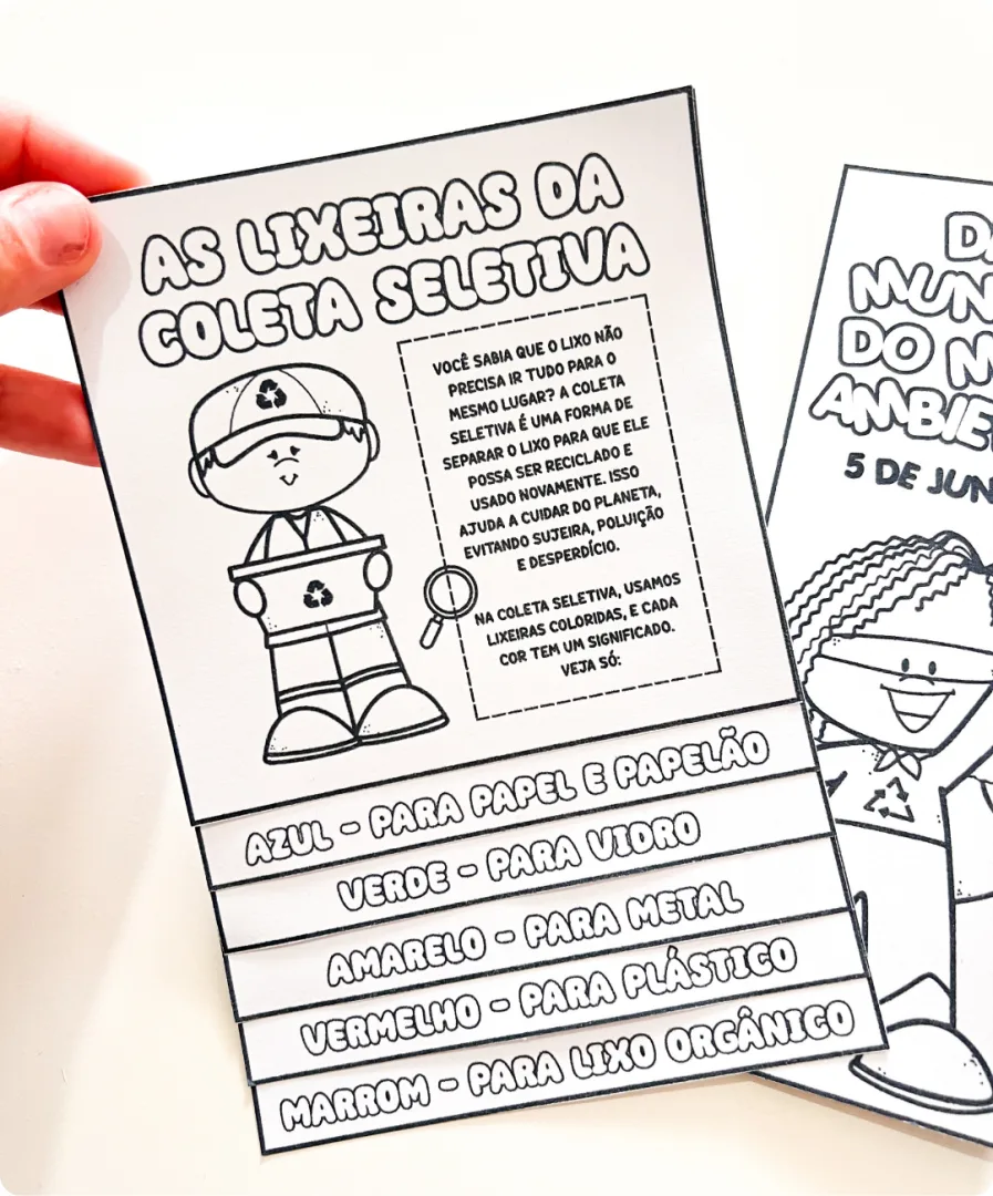 COMBO MEIO AMBIENTE - LAPBOOK + FLIPBOOK — imagem 2