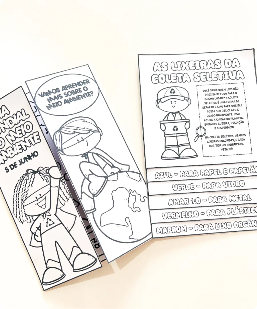 COMBO MEIO AMBIENTE - LAPBOOK + FLIPBOOK — imagem 3