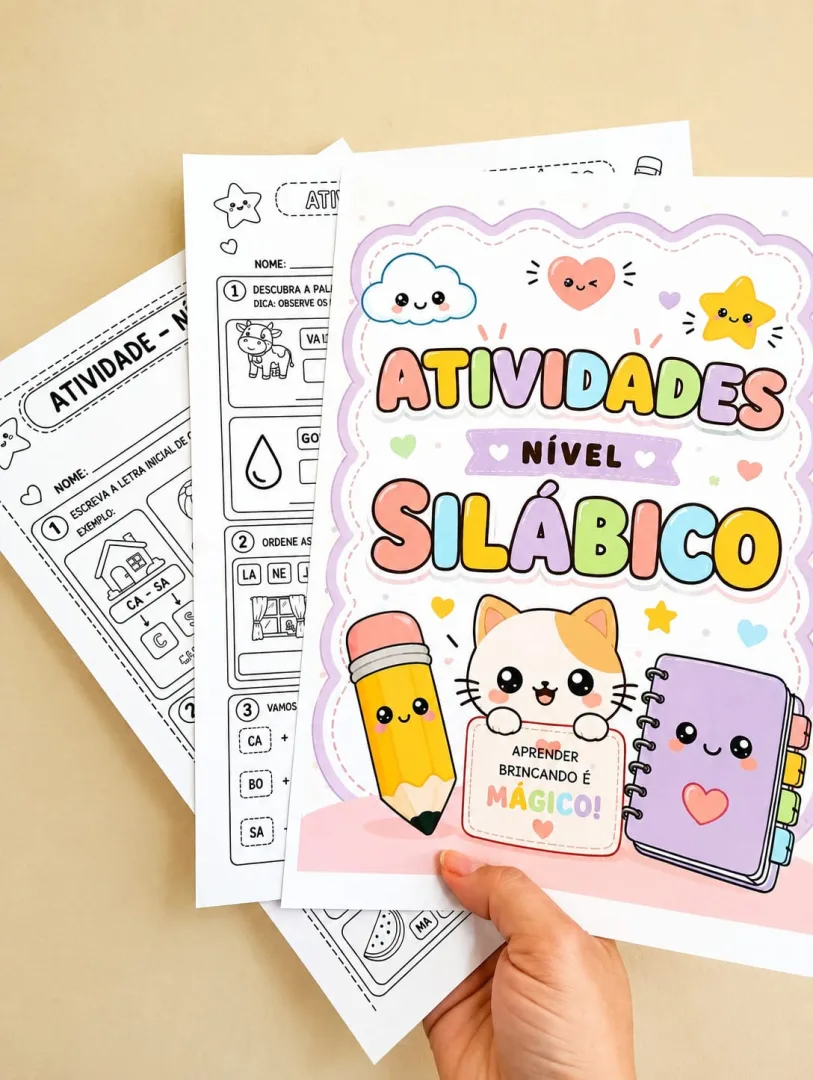 COMBO NÍVEIS DE ESCRITA ✨ 💰8,00 Um material completo para auxiliar professores no processo de alfabetização e sondagem  — imagem 4