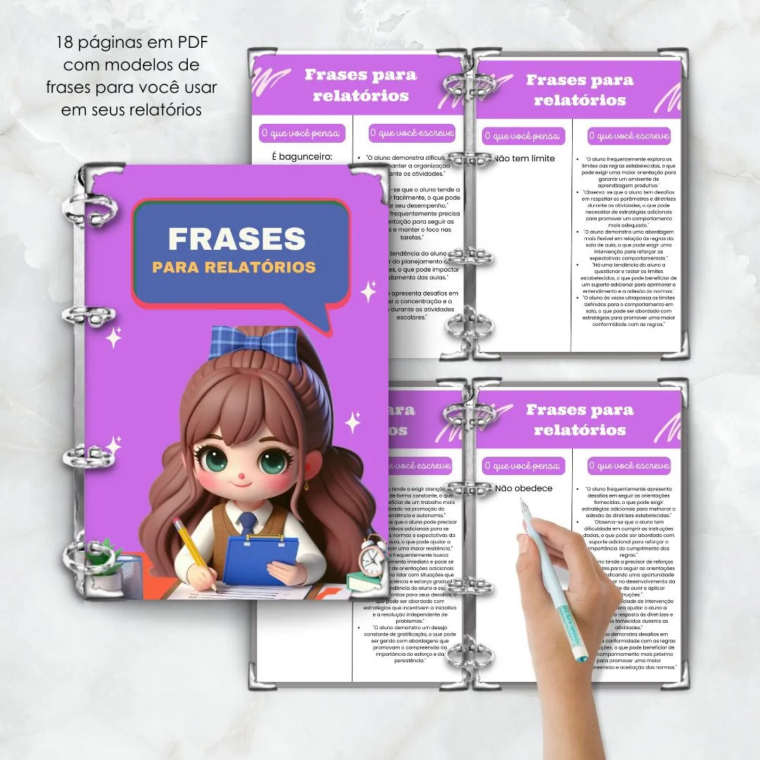 COMBO RELATÓRIOS EDUCACIONAIS — imagem 2