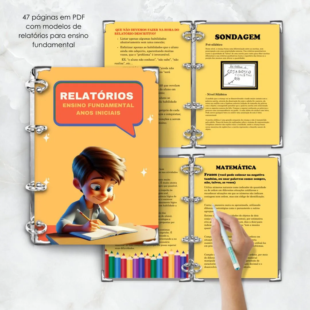 COMBO RELATÓRIOS EDUCACIONAIS — imagem 3