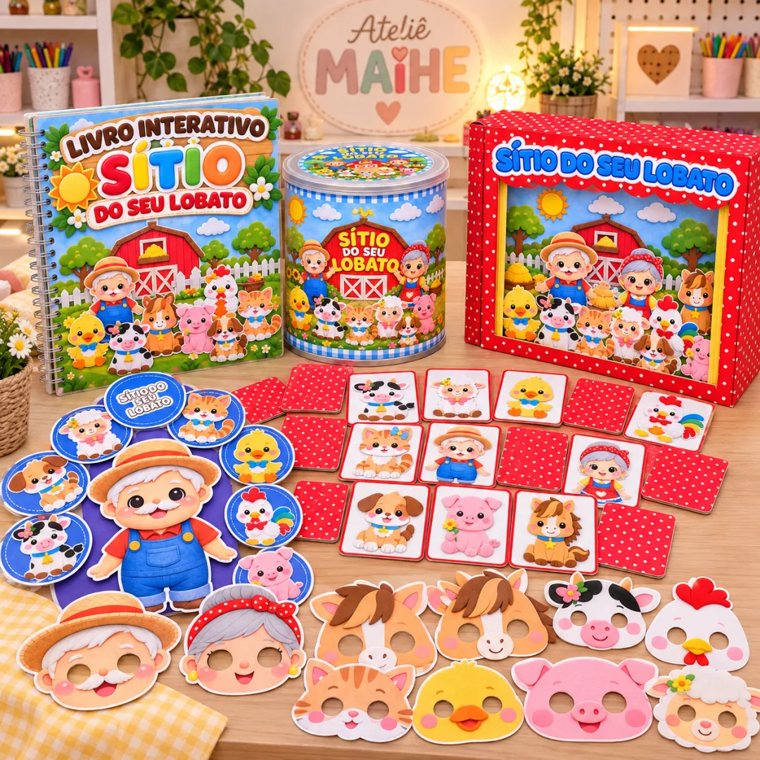 Combo Sítio do Seu Lobato - Pedagógico para Educação Infantil - Arquivo Digital — imagem 2