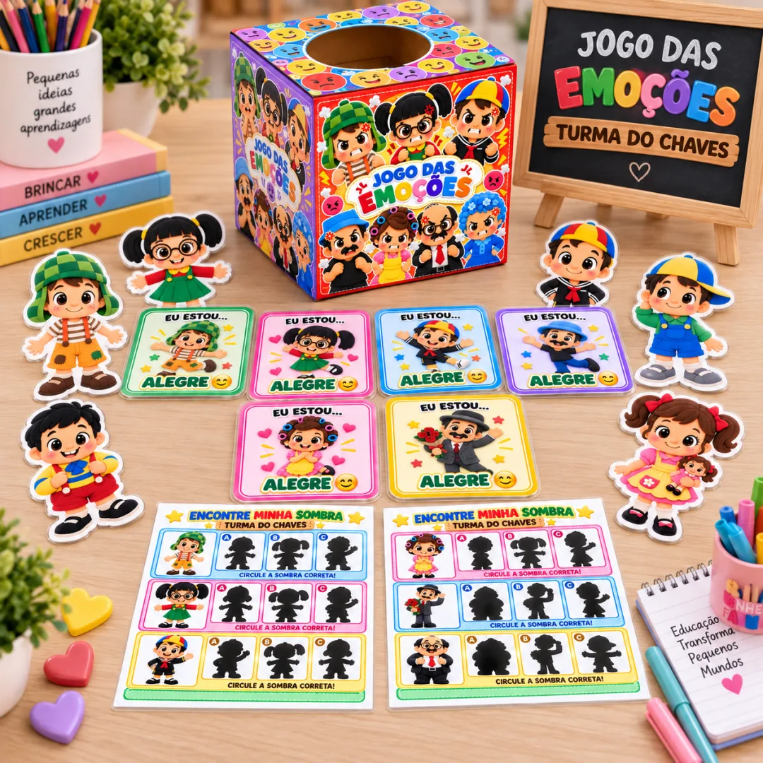 Turma do Chaves - Combo Completo de Jogos e Atividades - Arquivo Digital - Educação Infantil — imagem 4