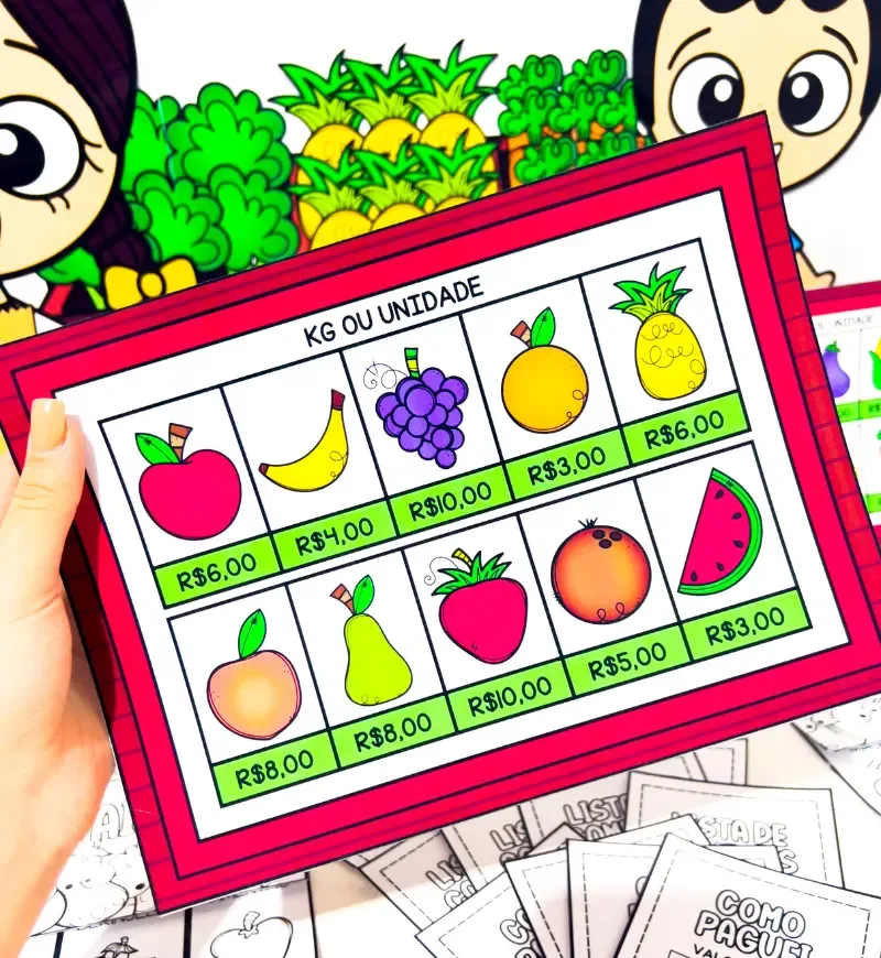 Comprando na Feira | Atividade de Matemática em PDF — imagem 5