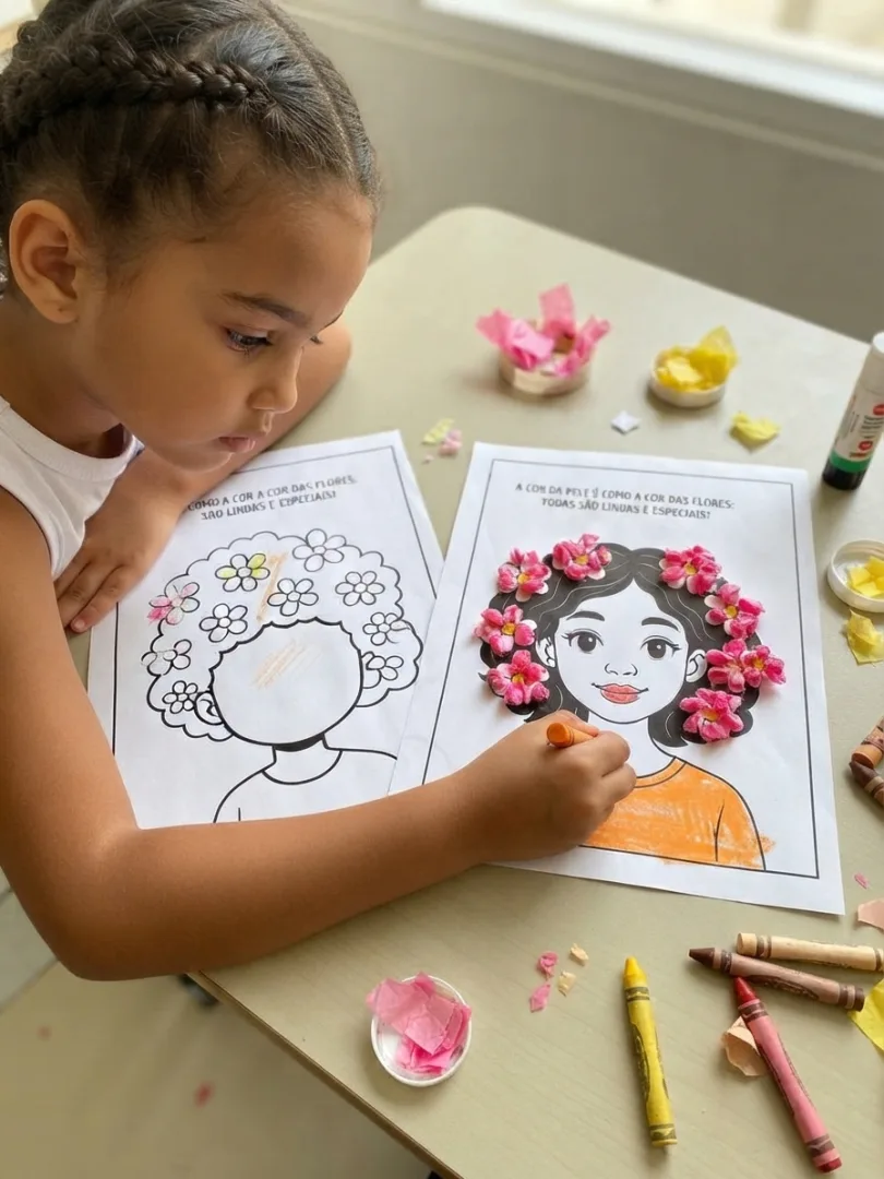 Consciência Negra – Atividade A Cor da Pele é como a Cor das Flores — imagem 2